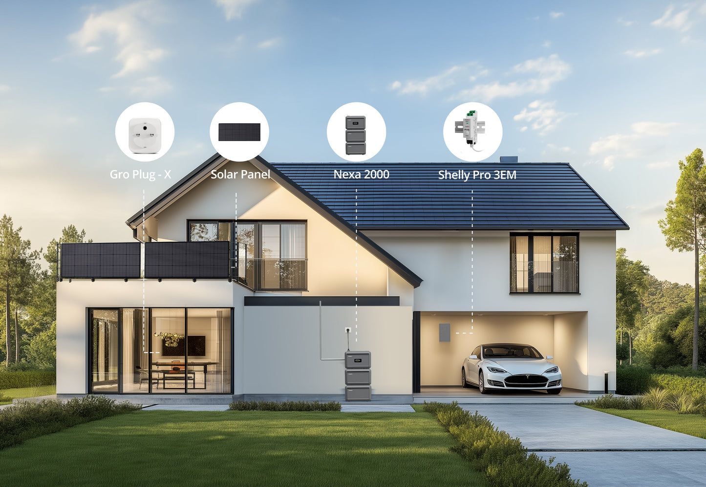 Growatt NEXA 2000 Erweiterungsakku,LiFePO4,2048WH