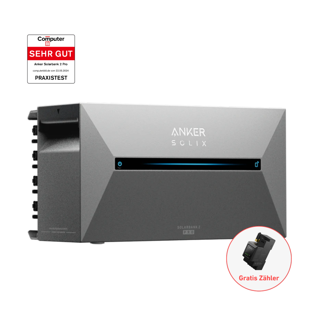 1740W mit Anker All-in-One Lösung für Heimspeicher