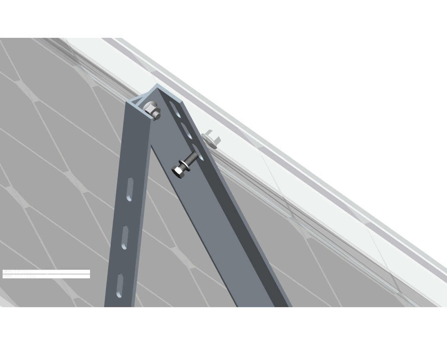 Balkongelände, Balkonhaken für PV Module- Rund Haken