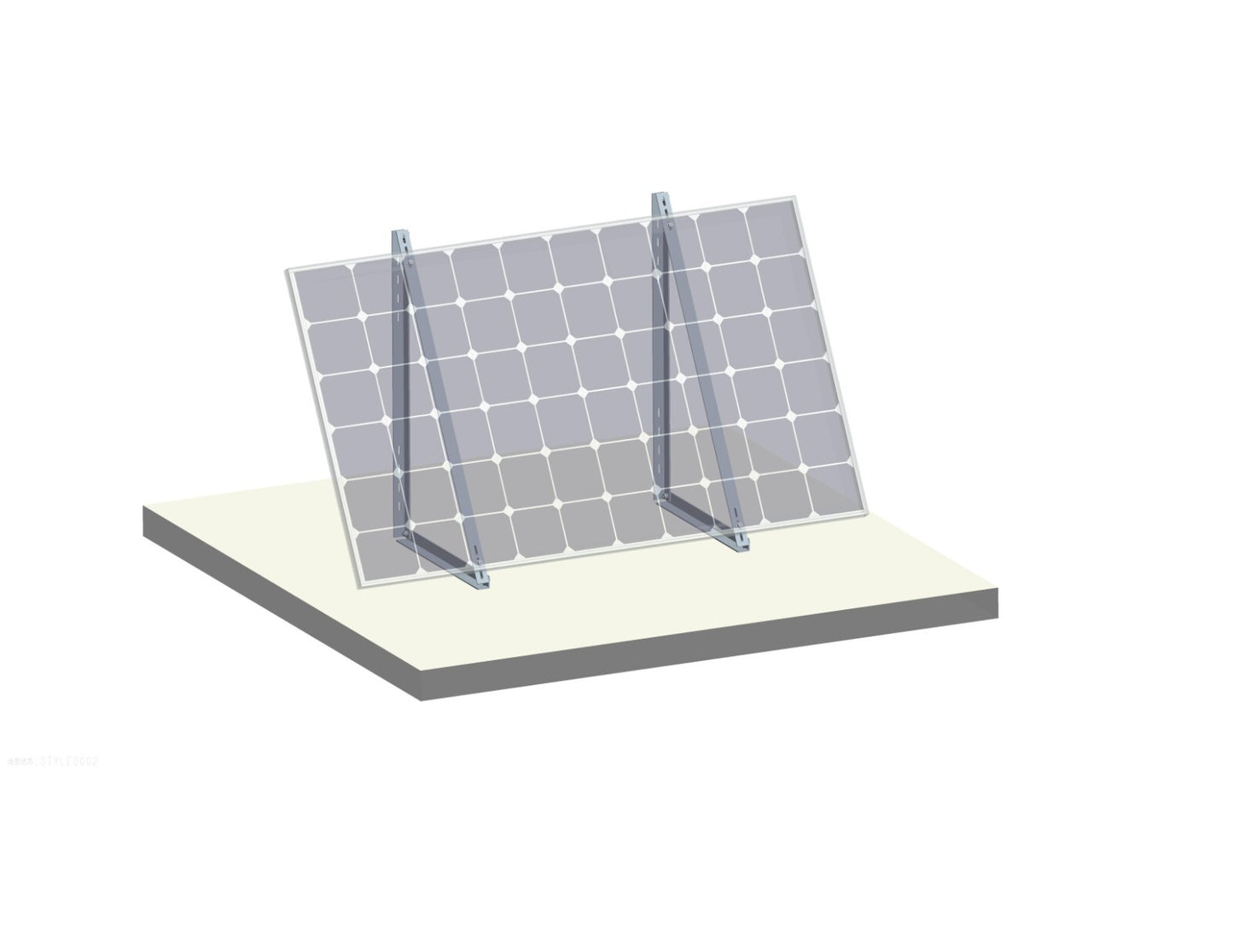Balkongelände, Balkonhaken für PV Module- Rund Haken