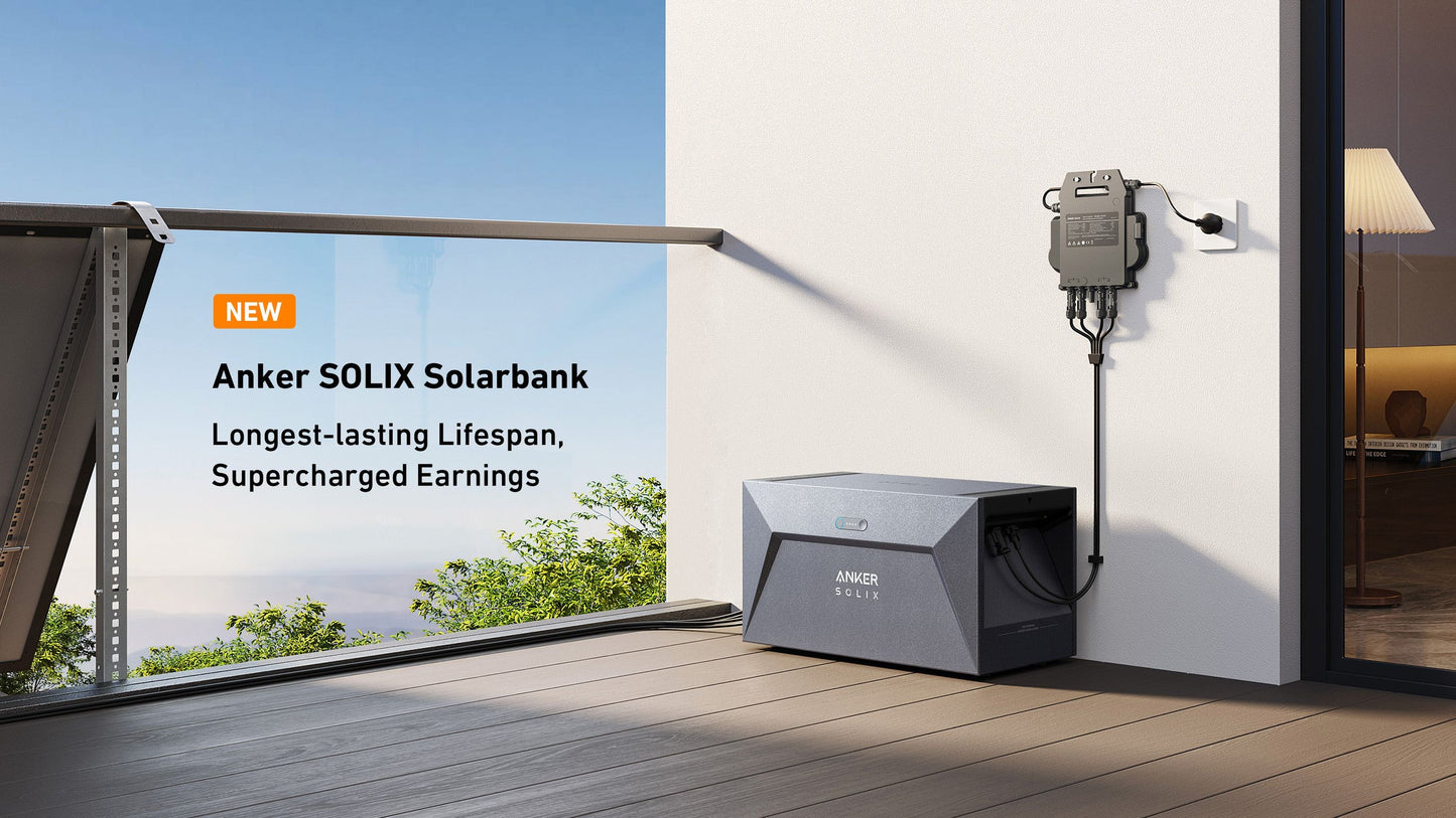 1720W Balkonkraftwerk mit Anker Solarbank Dual-System 3200WH, Mini PV Anlage