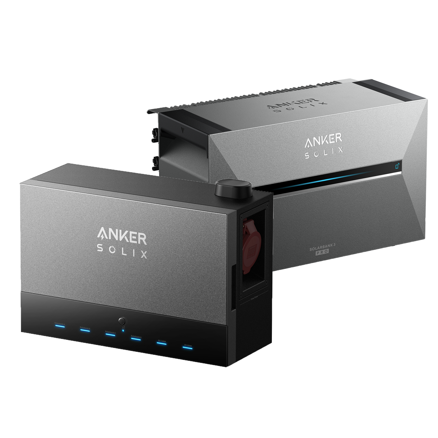 Anker SOLIX Power Dock mit 1/2/3 Anker SOLIX Solarbank 3 E2700 Pro