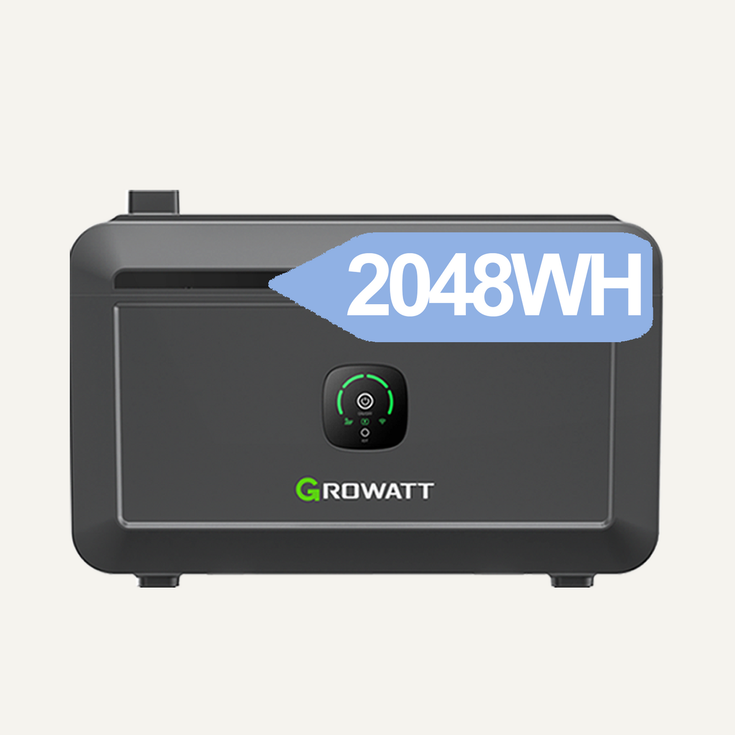 Growatt NOAH 2000 2048WH Mit Speichersystem, geeignet für Balkonkraftwerke
