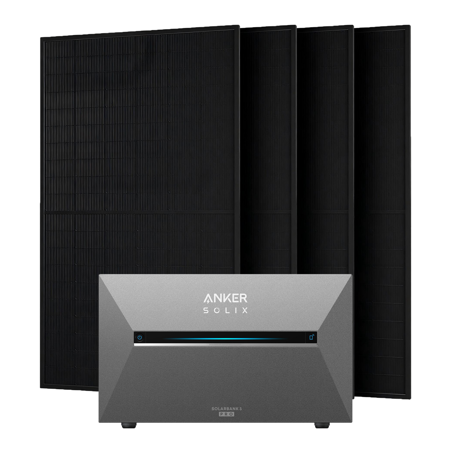 Anker Solix 2000W Balkonkraftwerke mit Solarbank 3 Pro ohne/mit Halterung