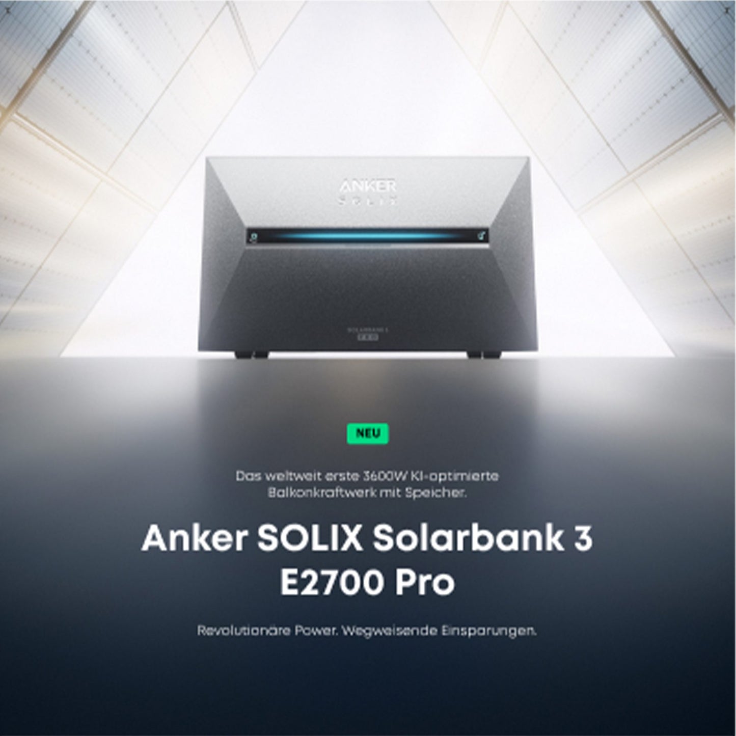 Anker SOLIX Solarbank 3 E2700 Pro 3600W mit/ohne Smart meter