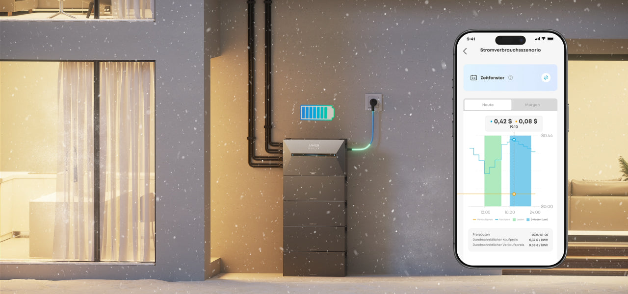Anker SOLIX BP2700 Erweiterungsbatterie für Balkonkraftwerk,LiFePO4,IP65