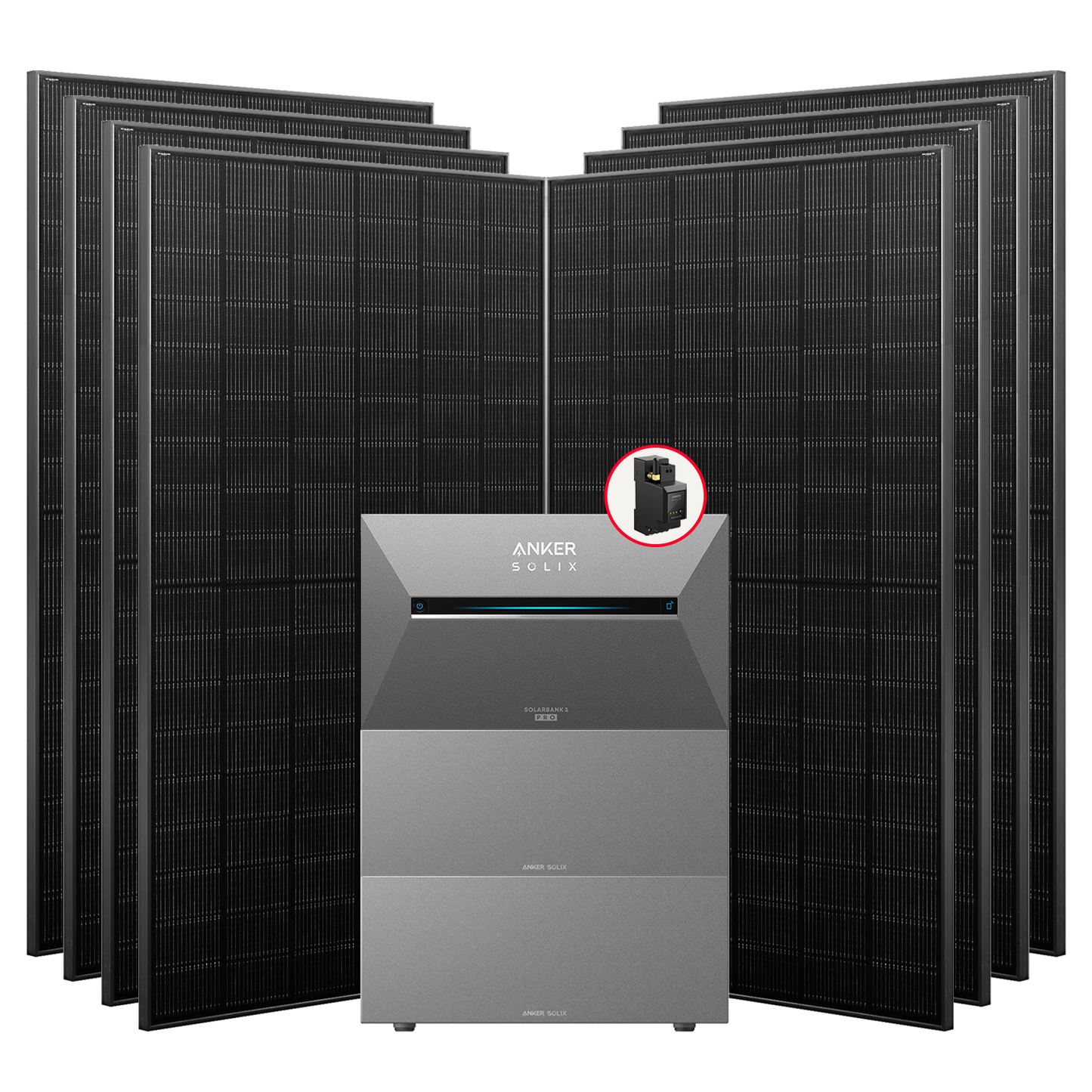 3520W Balkonkraftwerke Anker Solarbank 3 Pro mit Smart Meter, mit/ohne BP2700 ,mit/ohne Halterung
