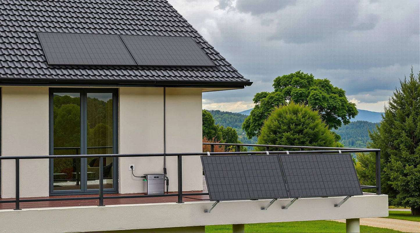 Balkonkraftwerk 890W/1780W Zendure SolarFlow 800 Pro AIO-Balkon-Energiespeichersystem