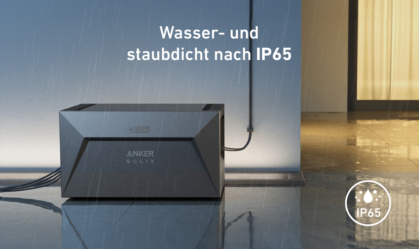 870W Balkonkraftwerk mit Anker Solix Solution (1600Wh Speicher E1600+AP System EZ1-M 800W+5M Kabel)
