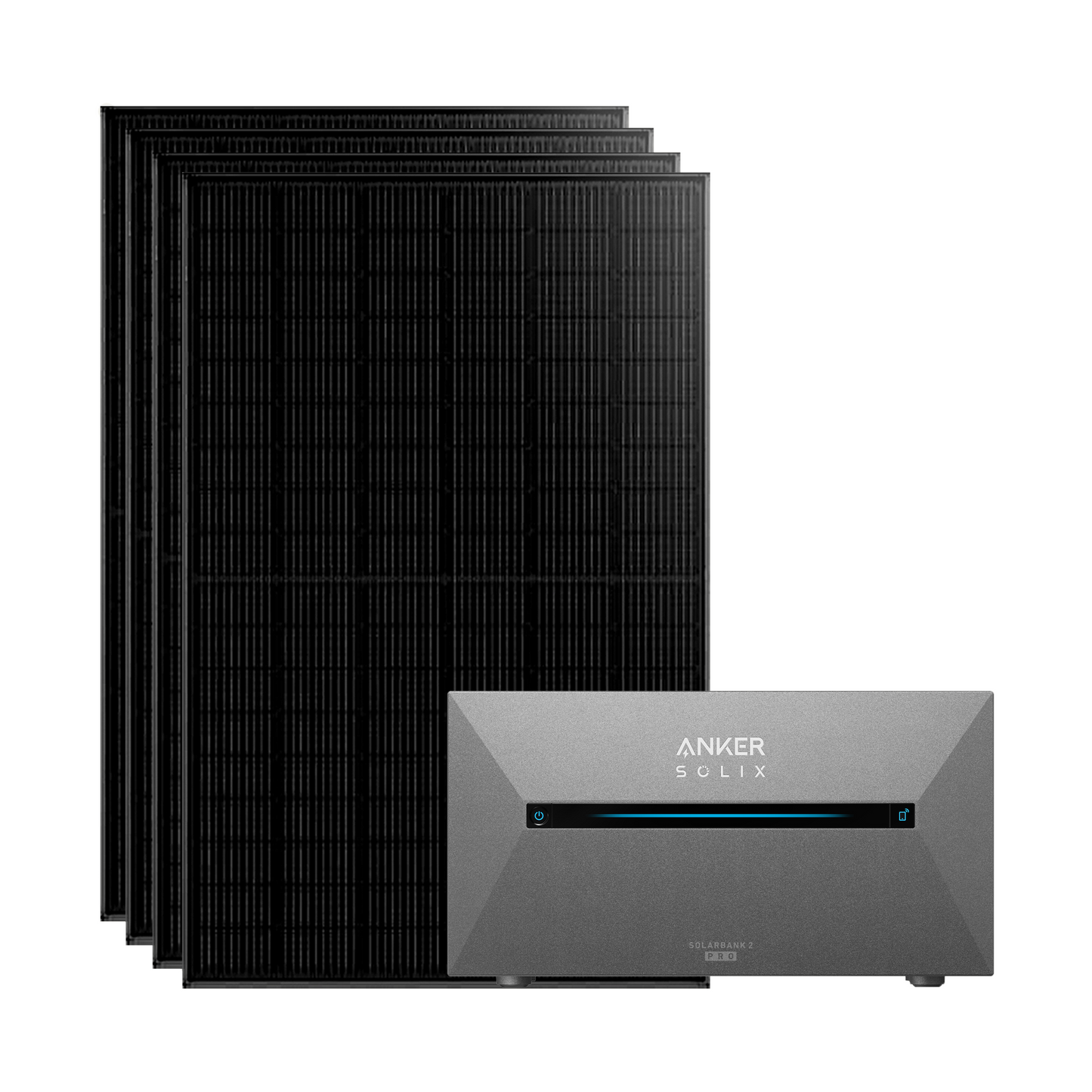 1740W BKW Anker Solarbank 2 Pro  Ohne Halterung