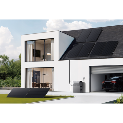 Anker Solix 2000W Balkonkraftwerke mit Solarbank 3 Pro ohne/mit Halterung