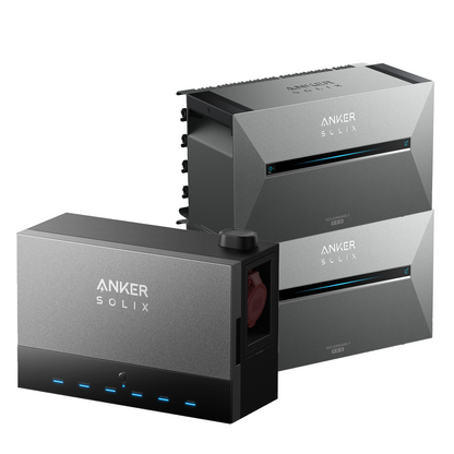 Anker SOLIX Power Dock mit 1/2/3 Anker SOLIX Solarbank 3 E2700 Pro