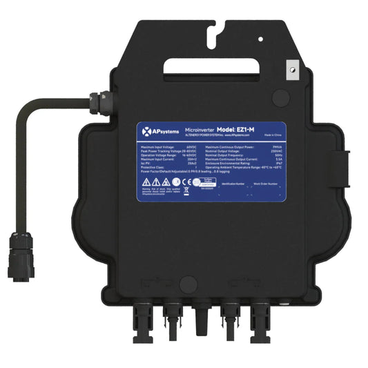 Flexibel Balkonkraftwerklösung 1000W mit 800W APSystems EZ1-M