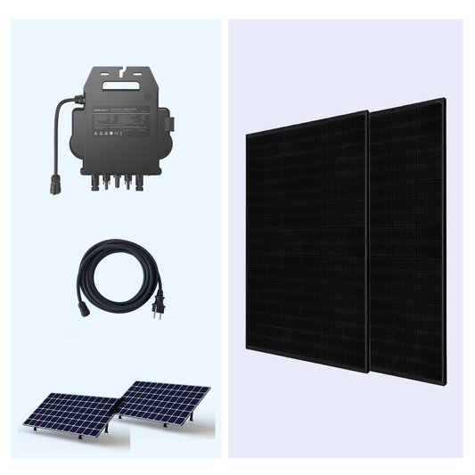 Photovoltaik Balkonkraftwerk 870W Mini-PV Anlage Komplettpaket