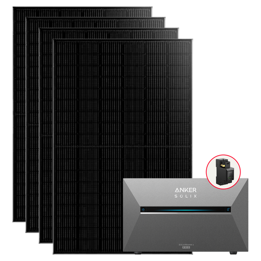 1760W Balkonkraftwerke Anker Solarbank 3 Pro mit Smart Meter Komplettset (2.7Kwh-8.1Kwh)