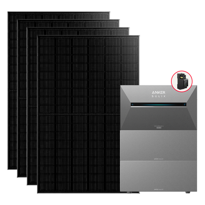 1760W Balkonkraftwerke Anker Solarbank 3 Pro mit Smart Meter Komplettset (2.7Kwh-8.1Kwh)