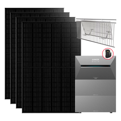 1760W Balkonkraftwerke Anker Solarbank 3 Pro mit Smart Meter Komplettset (2.7Kwh-8.1Kwh)