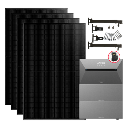 1760W Balkonkraftwerke Anker Solarbank 3 Pro mit Smart Meter Komplettset (2.7Kwh-8.1Kwh)