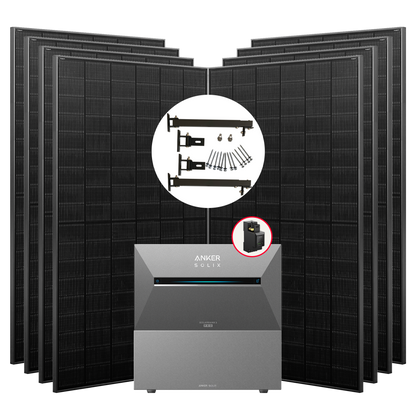 3520W Balkonkraftwerke Anker Solarbank 3 Pro mit Smart Meter, mit/ohne BP2700 ,mit/ohne Halterung