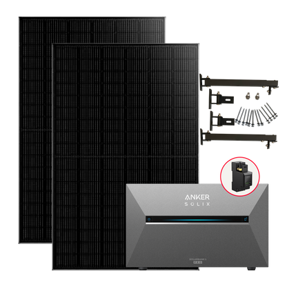 880W Balkonkraftwerke  Anker Solarbank 3 Pro mit Smart Meter Mit/Ohne Halterung