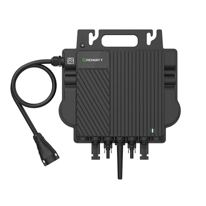 Balkonkraftwerk 870W Mini-PV Anlage  Komplettset, JA Solar Bifazialer Glas-Glas Solarmodul(435Wx2),Growatt 800W Mikrowechselrichter und 5M AC Kabel.