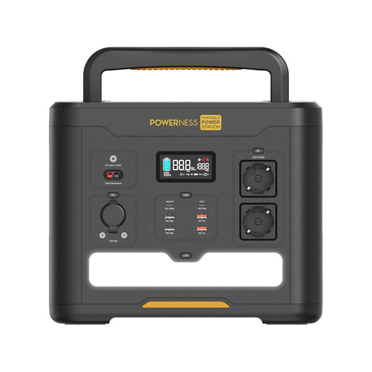 POWERNESS 1536Wh 1500W Powerstation Portable Solar Generator Camping Emergency Power