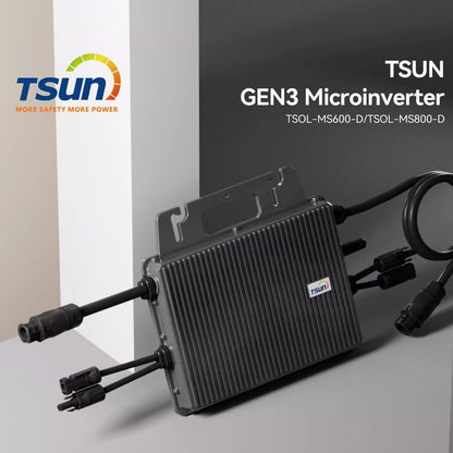 Tsun  Balkonkraftwerk Microwechselrichter  TSOL-MS800 800W mit 5M Kabel