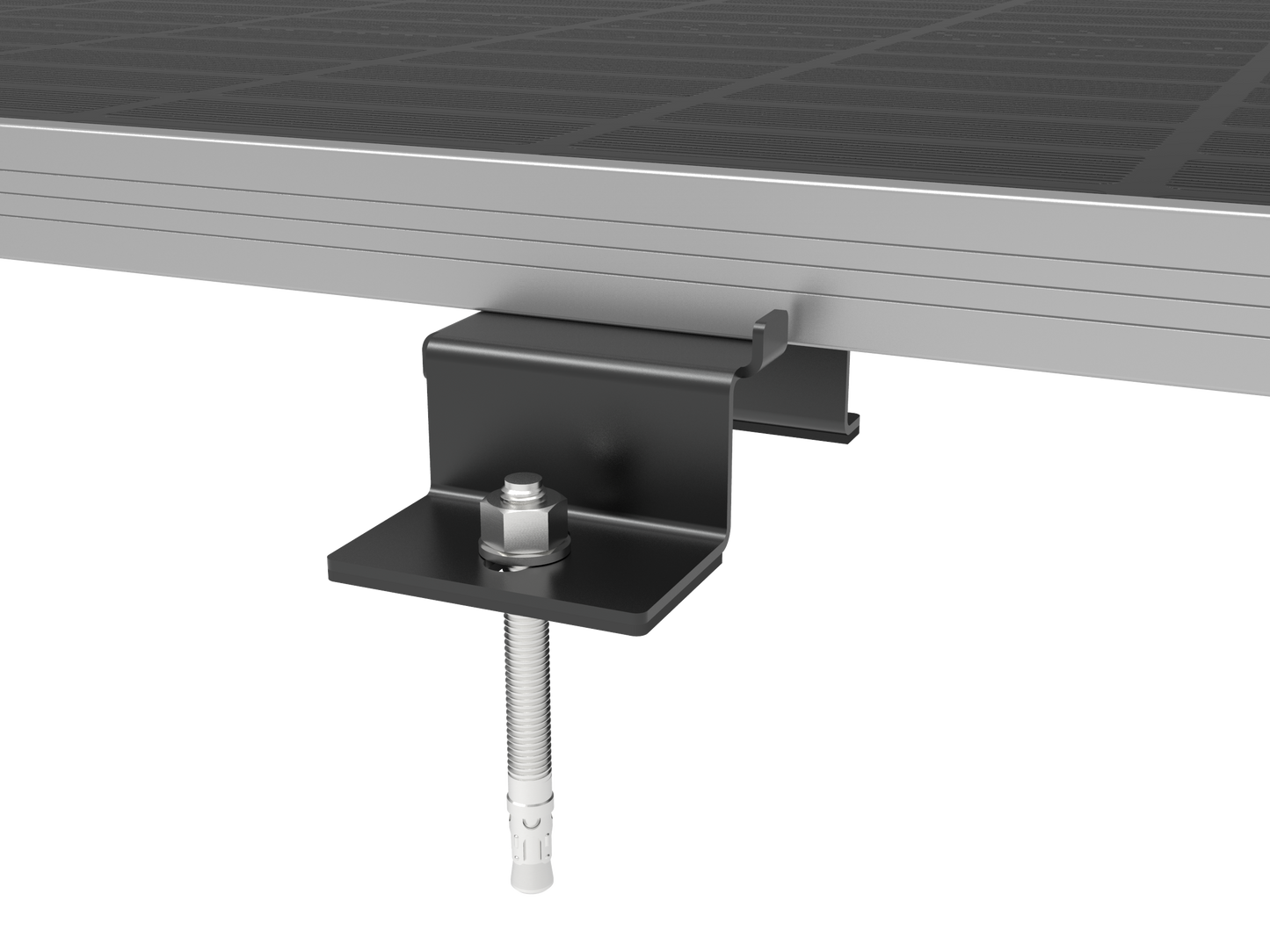 PV-Halterung für geneigteBitumen und Metalldächer(1 Paar)